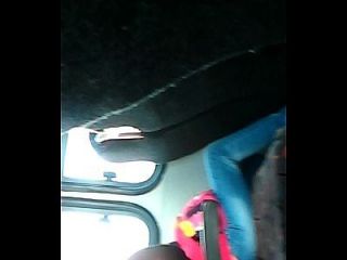 rubbing dick bus