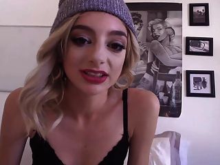 mother and young girl on cam