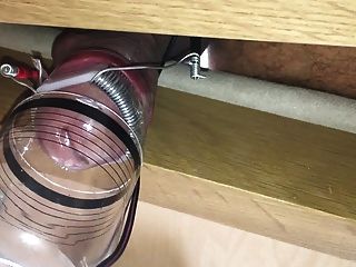 cock milking by hard estim
