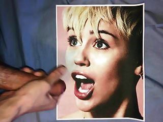 miley cyrus cum tribute